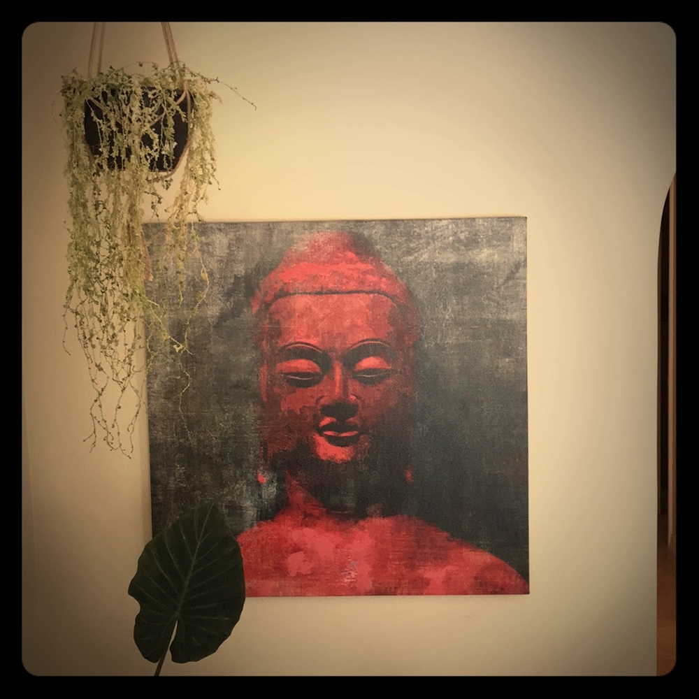 buddha painting canvas print
